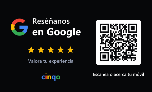 Placa Cinqo adhesiva para datáfono